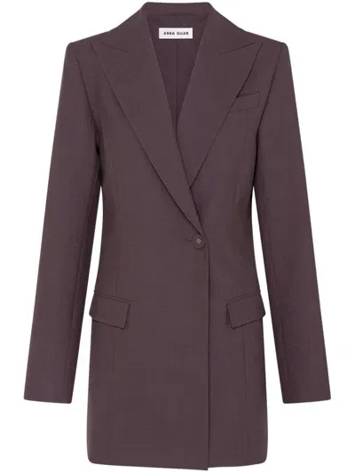 Anna Quan Sienna Blazer In Brown