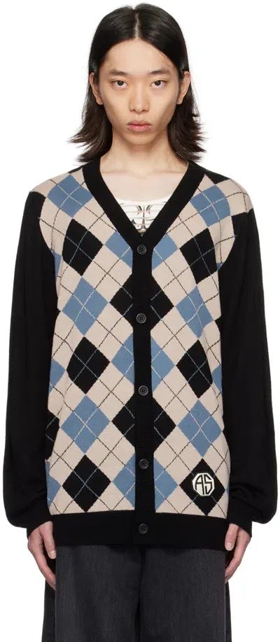 Anna Sui Ssense Exclusive Blue Cardigan