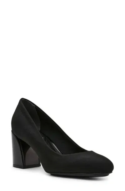 Anne Klein Graham Pump In Black Stretch