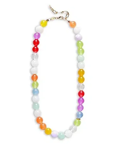 Anni Lu Ball Necklace In Multi/gold