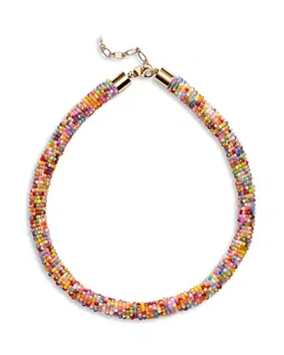 Anni Lu Joyride Multicolor Seed Bead Collar Necklace, 15.74-17.32