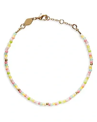 Anni Lu Tutti Limone Multicolor Bead Bracelet In Multi/gold