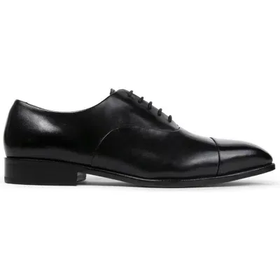 Anthony Veer Genoa Cap Toe Oxford In Black