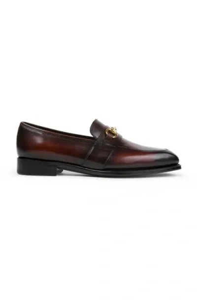 Anthony Veer Verona Bit Loafer In Antique Cognac