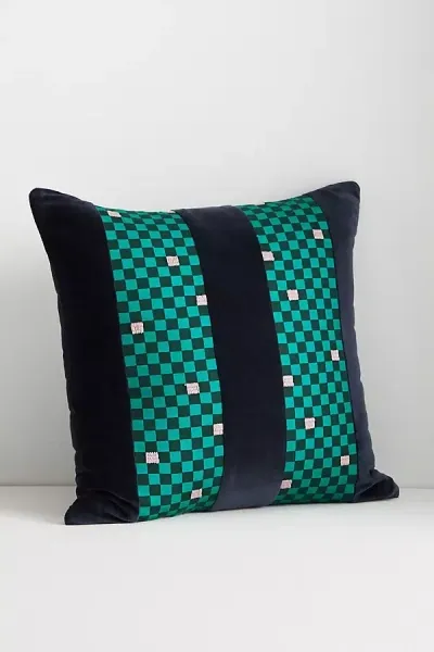 Anthropologie Julia Pillow In Green