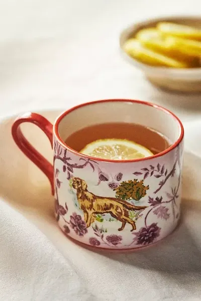 Anthropologie Portobello Mug In Pink