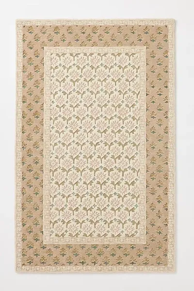 Anthropologie Tufted Lirra Rug In Brown