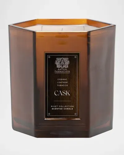 Antica Farmacista Cask 3-wick Candle, 25 Oz. In Brown