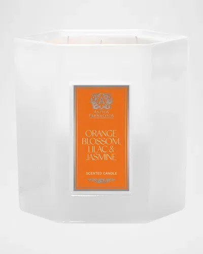 Antica Farmacista Orange Blossom 3-wick Candle, 25 Oz. In White