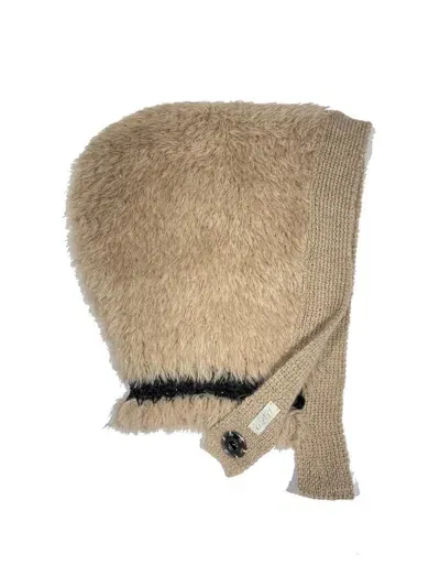 Antipast Wool Knit Cap In Beige