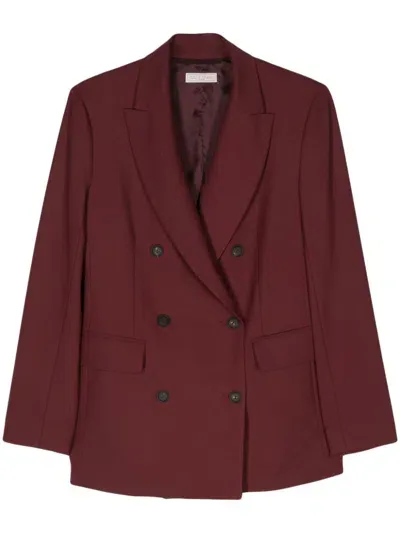 Antonelli Double-breasted Blazer In Red