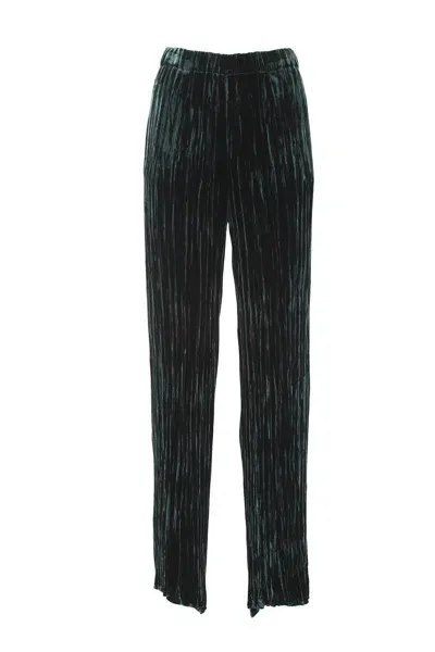 Antonelli Firenze Trousers Green In Black