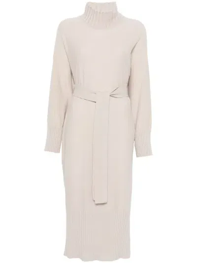 Antonelli Giunone Midi Dress In Beige