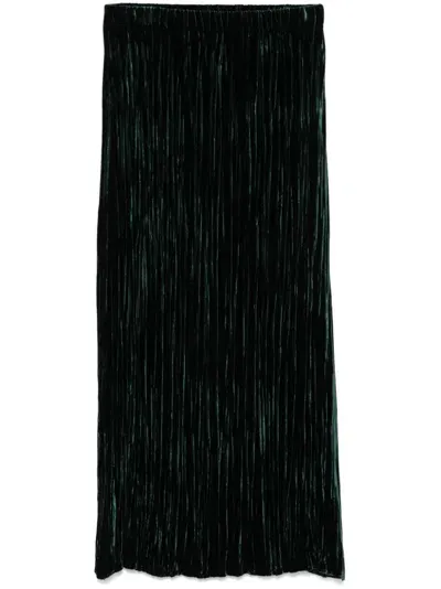 Antonelli Imola Maxi Skirt In Green