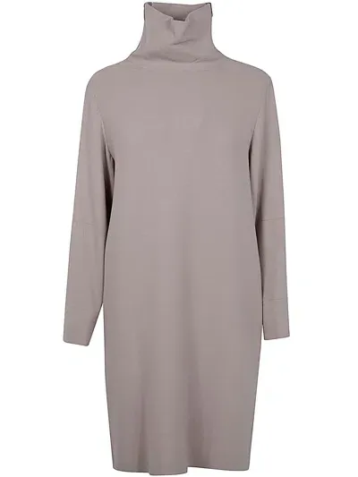 Antonelli Malawi Tunic Dress With Zip In Beige