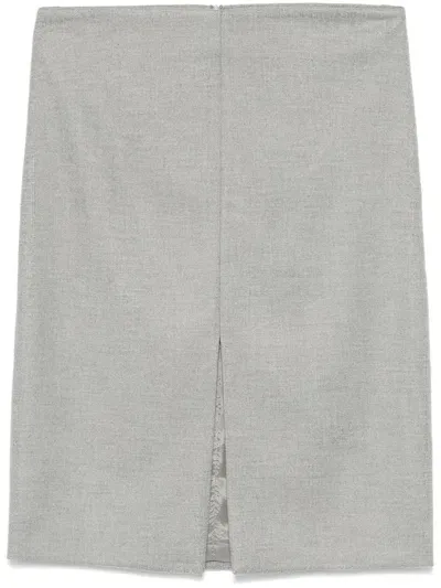 Antonelli Midi Skirt In Grey