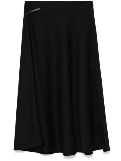 Antonelli Osaka Midi Skirt In Black