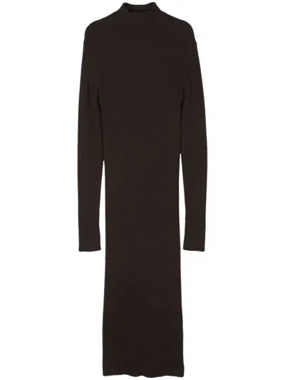 Antonelli Sabina Midi Dress In Brown