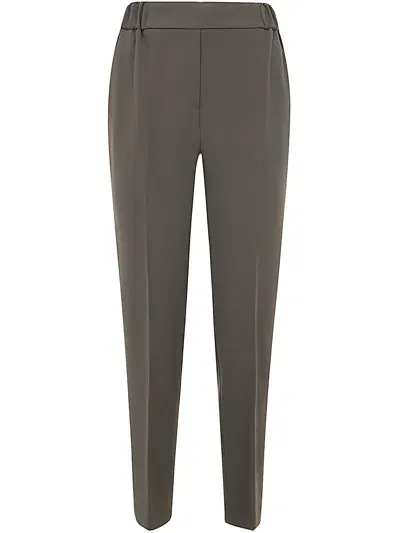 Antonelli Sidro Elastic Waist Trousers In Green