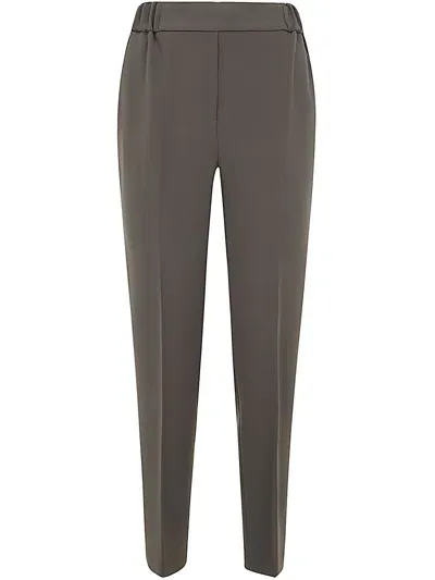 Antonelli Sidro Elastic Waist Trousers In Grey