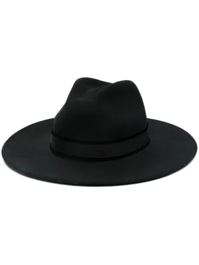 Antonelli Valdengo Fedora Hat In Black