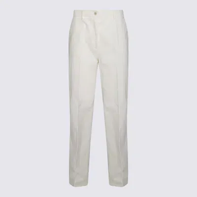 Antonelli White Cotton Pants