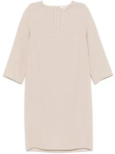 Antonelli Woven Mini Dress In Neutrals