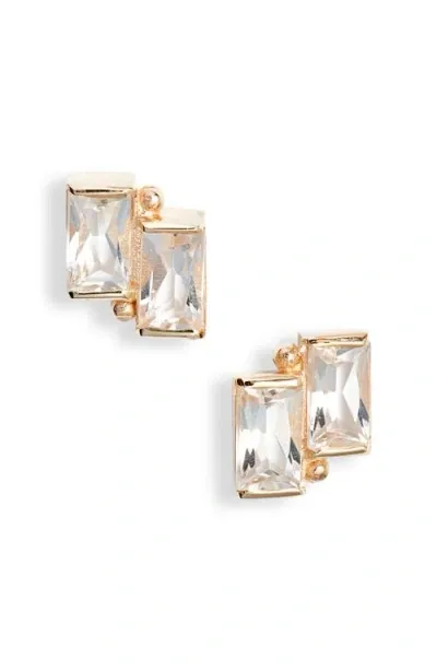 Anzie Cléo Duo Stud Earrings In Gold