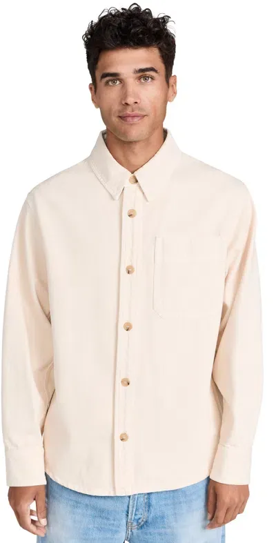 Apc A. P.c. Surchemise Basile Cavalier Shirt Aad Ecru