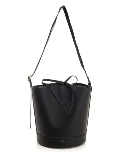 Apc Ana Bucket Bag In Black