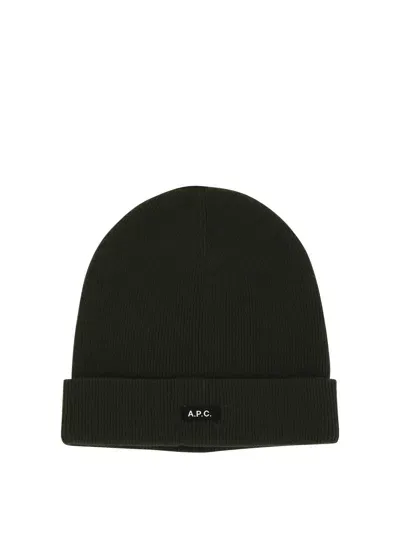 Apc 'fall' Ribbed Cuffed Wool Beanie