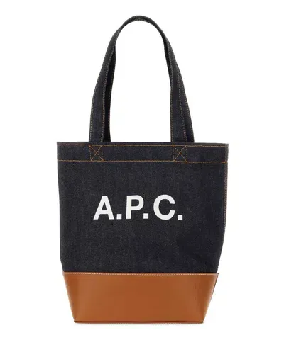 Apc Axel Tote Bag In Blue