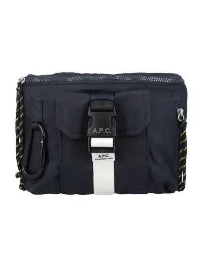 Apc Banane Trek Shoulder Bag In Dark Navy