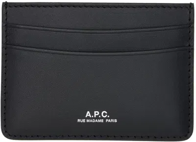 Apc Black Andre Card Holder In Lzz Black