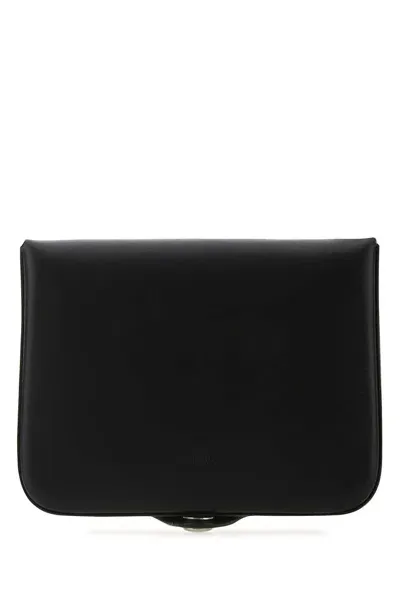 Apc Black Leather Card Holder In Lzz