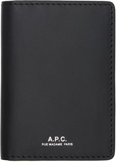 Apc Black Stefan Card Holder In Lzz Black