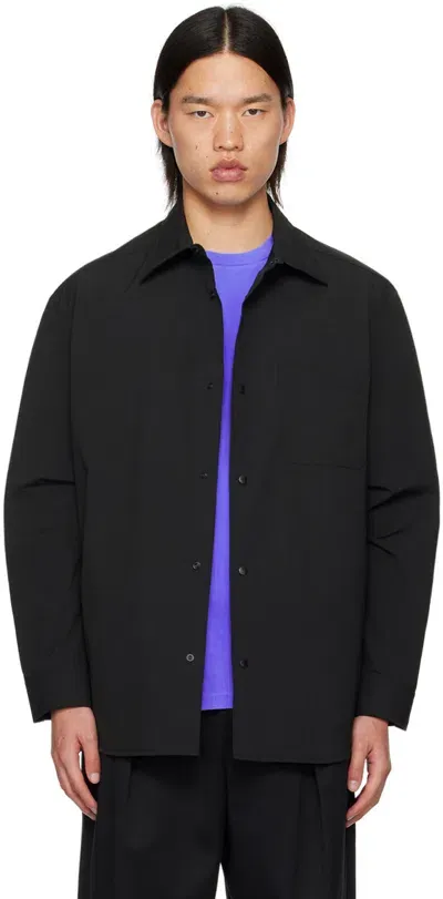 Apc Black Taku Jacket In Lza False Black