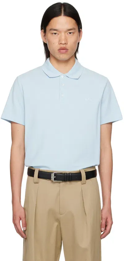 Apc Blue Standard Polo In Iab Light Blue