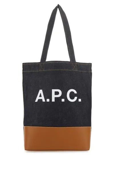 Apc A.p.c. Axelle Tote Bag In Navy