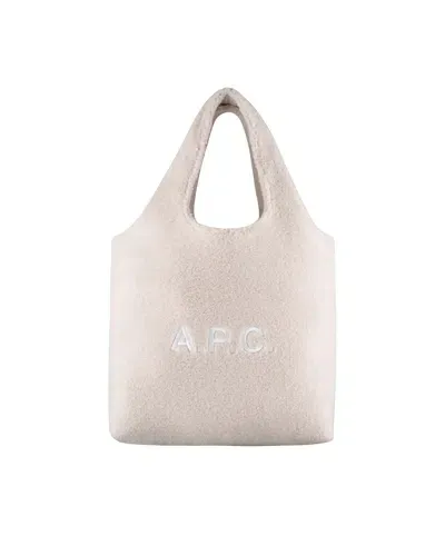 Apc Borsa Tote Ninon Effetto Pelliccia In Pink