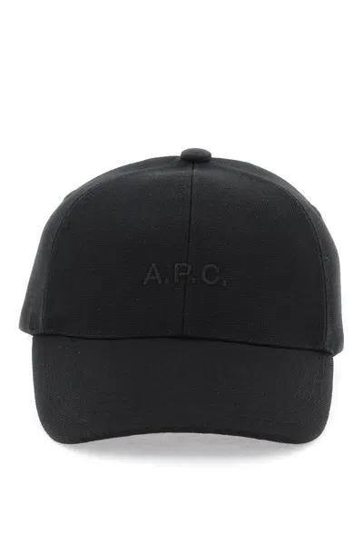 Apc Charlie Baseball Cap In Black