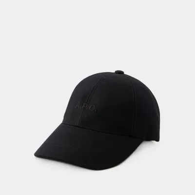 Apc A.p.c. Charlie Cap In Black