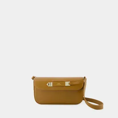 Apc A.p.c. Charlotte Hobo Bag In Brown