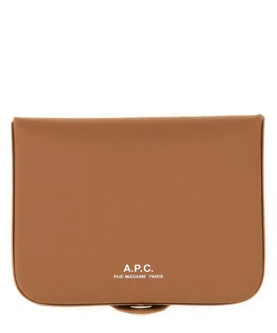 Apc Coin Purse In Brown