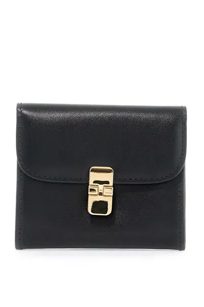 Apc Compact Grace Wallet In Noir (black)