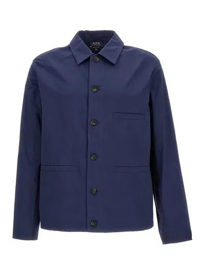 Apc Veste Valentin In Blue