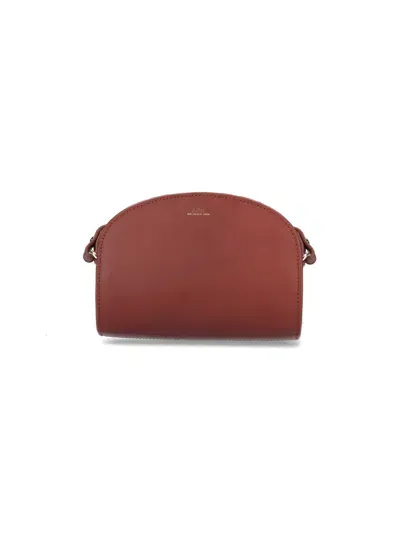 Apc 'demi-lune' Mini Bag In Brown