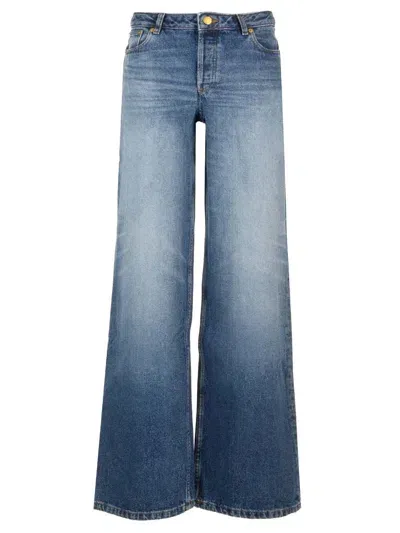 Apc Elisabeth Jeans In Blue