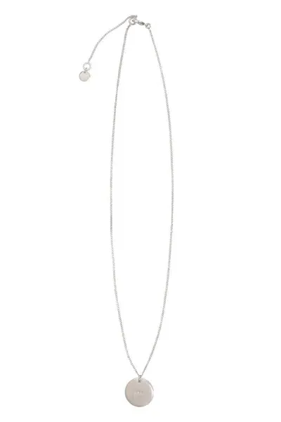 Apc A.p.c. Eloi Necklace With Pendant In Silver