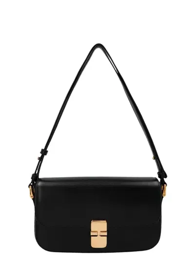 Apc Grace Baguette Shoulder Bags Black